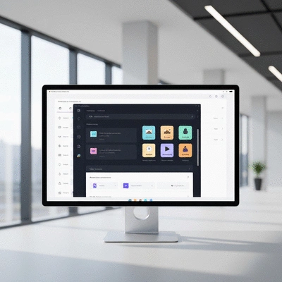 AI-powered content creation interface with text, image, and video generation options