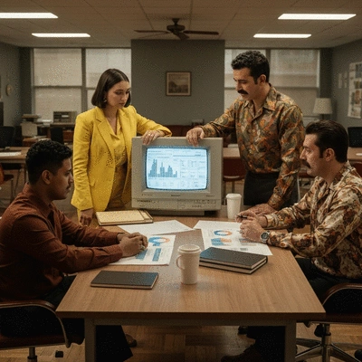 Team members collaborating on a digital marketing strategy, showing alignment of tactics